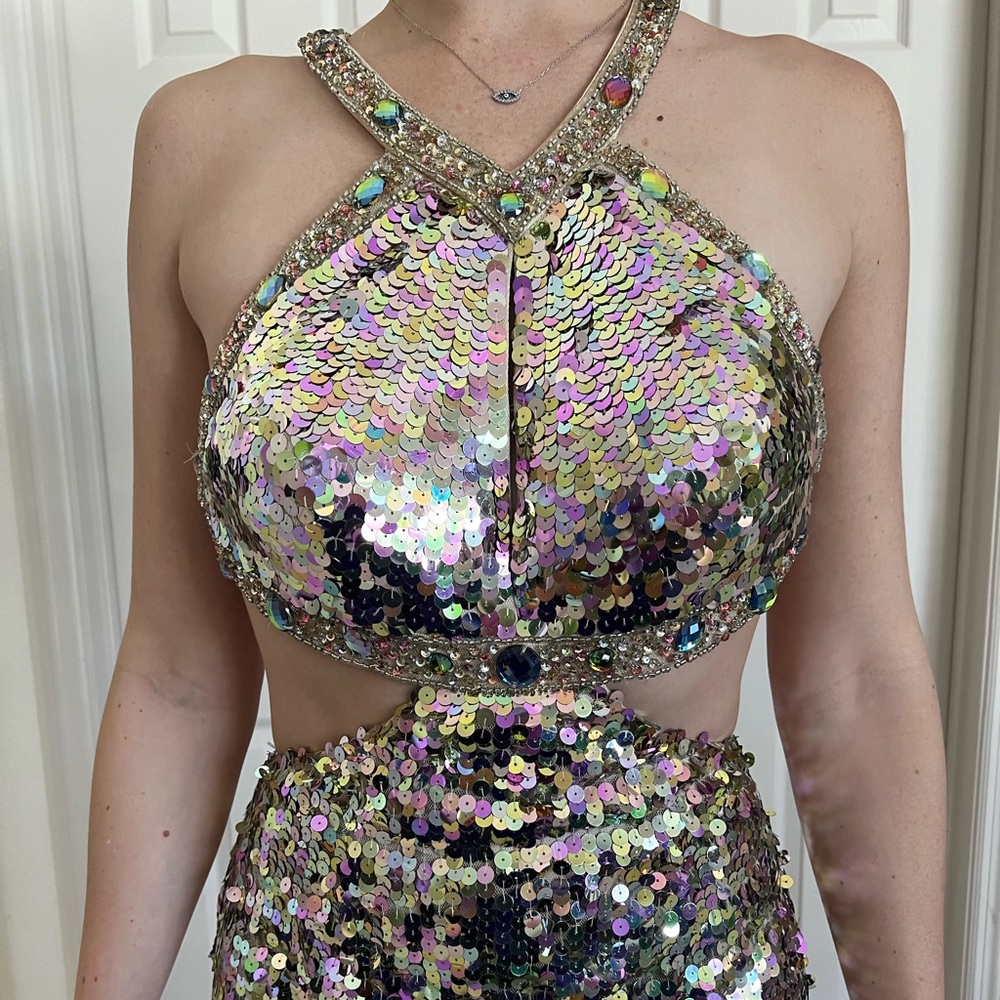 Sherri Hill Sparkle Prom Dress
